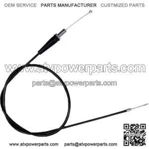 02-0036 Black Vinyl Pull Throttle Cable (For: Suzuki)
