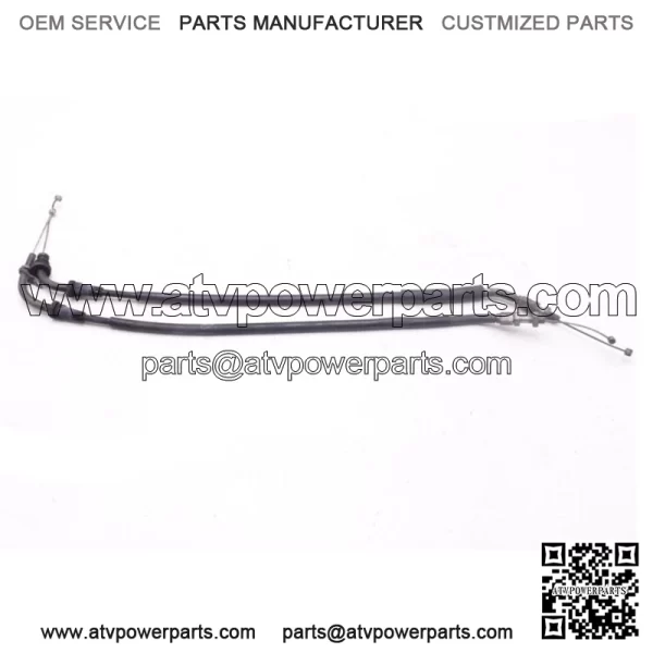 02 SUZUKI SV650S OEM THROTTLE CABLES LINES R8.BX28 (For: Suzuki)