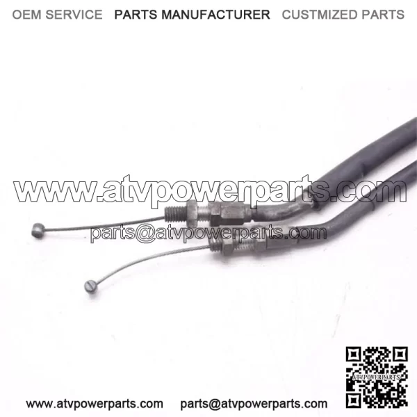 02 SUZUKI SV650S OEM THROTTLE CABLES LINES R8.BX28 (For: Suzuki) - Image 2