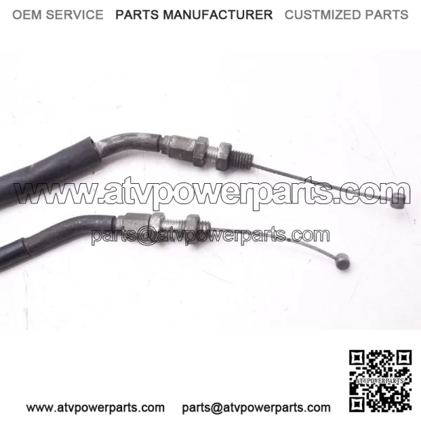 02 SUZUKI SV650S OEM THROTTLE CABLES LINES R8.BX28 (For: Suzuki) - Image 3