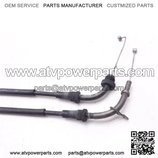 02 SUZUKI SV650S OEM THROTTLE CABLES LINES R8.BX28 (For: Suzuki) - Image 5