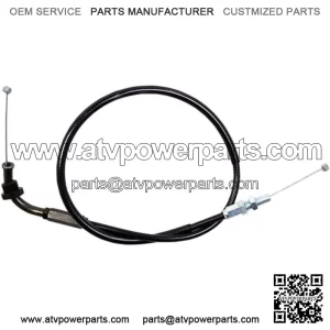 Black Vinyl Throttle Push Cable 04-0219 (For: Suzuki)