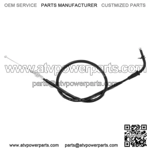 BLACK VINYL THROTTLE CABLE-PULL-SUZUKI _04-0204 (For: Suzuki)