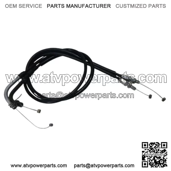 07 08 SUZUKI GSXR 1000 THROTTLE CABLES S02 (For: Suzuki)