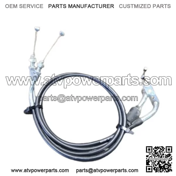 2009 09 08-09 Suzuki GSXR 600 GSX-R600 Throttle Cables Lines Pair Set