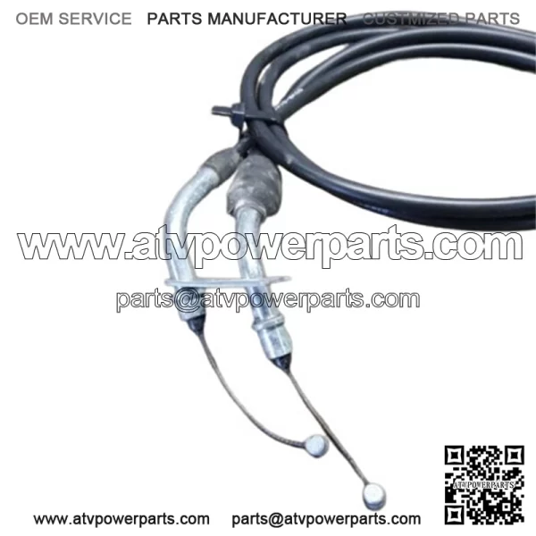 2009 09 08-09 Suzuki GSXR 600 GSX-R600 Throttle Cables Lines Pair Set - Image 2