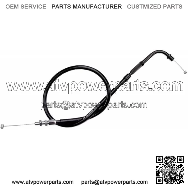 2009 Suzuki GSX-R 1000 Street Black Vinyl Throttle Pull Cable