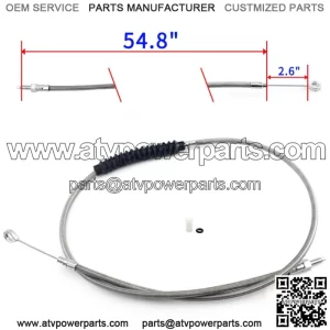 Braided Clutch Cable for Sportster 1200 XL1200C XL1200N XL1200R XL1200T XL1200X