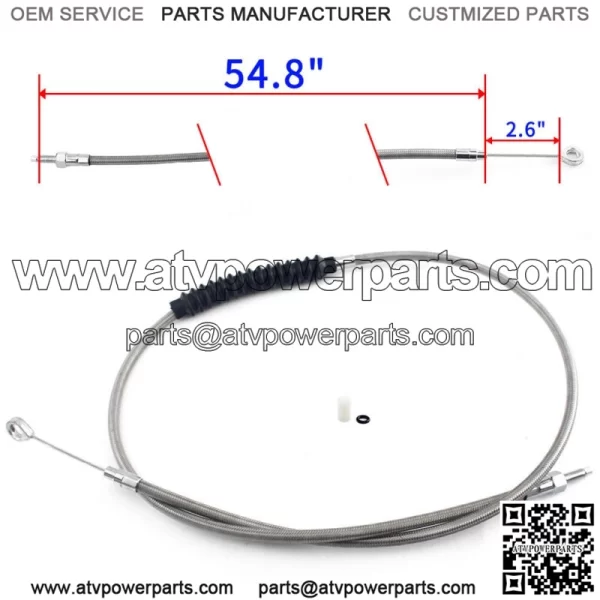Braided Clutch Cable for Sportster 1200 XL1200C XL1200N XL1200R XL1200T XL1200X