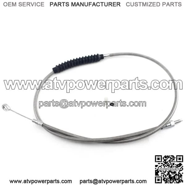 Braided Clutch Cable for Sportster 1200 XL1200C XL1200N XL1200R XL1200T XL1200X - Image 3
