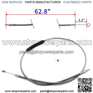 Braided Clutch Cable 38667-07 for Harley Touring Electra Road King Street Glide