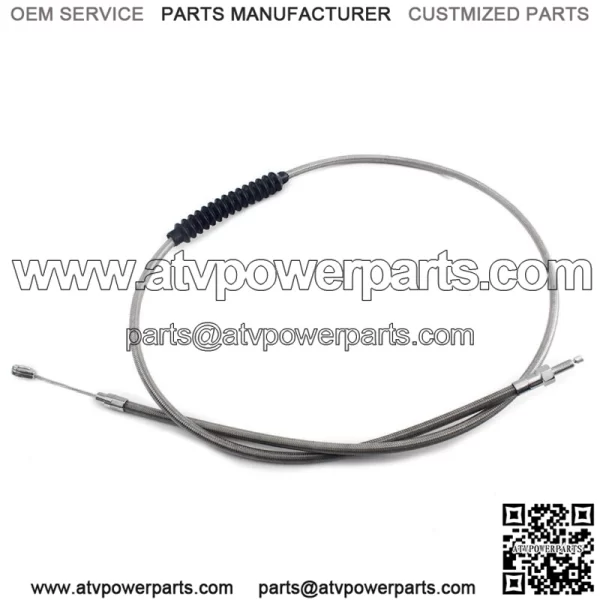 Braided Clutch Cable 38667-07 for Harley Touring Electra Road King Street Glide - Image 4