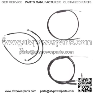 Black Cable & Brake Line Bsc Kit 12" Apes 2012-2017 Harley-Davidson Dyna w/ABS (For: Harley-Davidson)