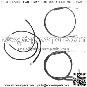 Black +6" Cable & Brake Line Bsc DD Kit 2012-2017 Harley-Davidson Dyna w/ABS (For: Harley-Davidson)