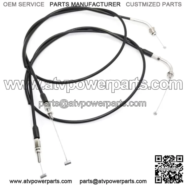 Throttle Push & Pull Cable Set For Honda Magna 700 VF700C 1984-1987 (For: Honda)