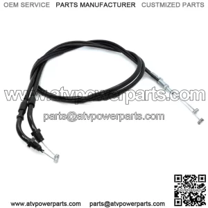 Throttle Cable Push & Pull for Honda Super Hawk 1000 VTR1000F 1998-2005 (For: Honda)