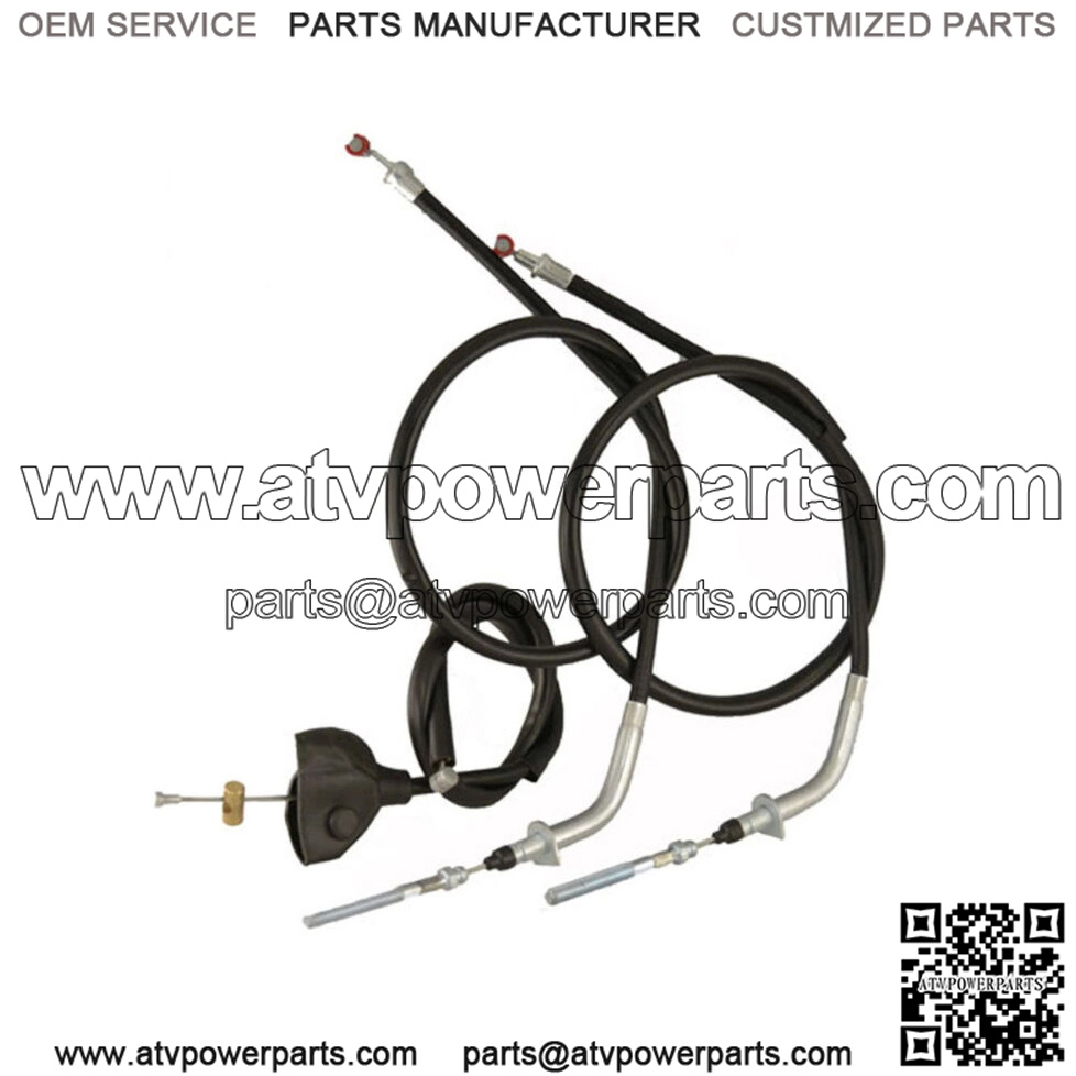1990 Yamaha 200 Blaster YFS200 Upper and Lower Front Brake Cables (For: Yamaha)