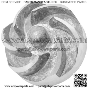 59256-1069 Water Pump Impeller For Kawasaki Brute Force 750 KVF750 4x4 2005-2023