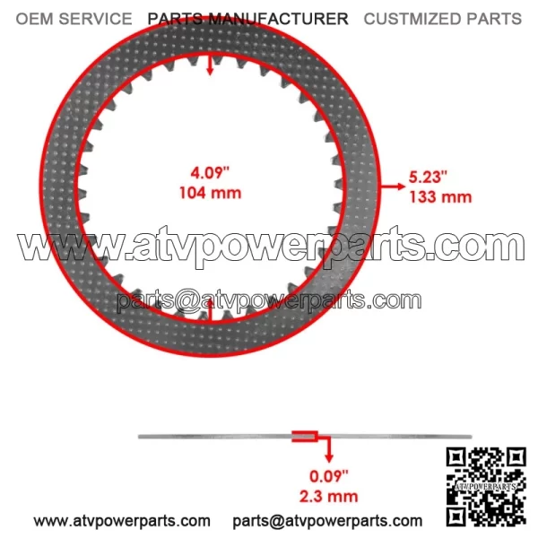 Clutch Friction Plates Gasket kit for Kawasaki Versys 1000 KLZ1000A 2012 - 2014 - Image 3