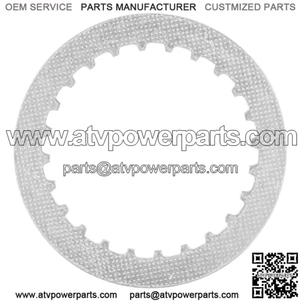 Clutch Friction Steel Plates Kit for Honda TRX450ES Foreman 450 4x4 ES 1998-2001 (For: Honda) - Image 2