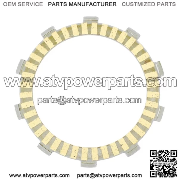 Clutch Friction Steel Plates Kit for Honda TRX450ES Foreman 450 4x4 ES 1998-2001 (For: Honda) - Image 3