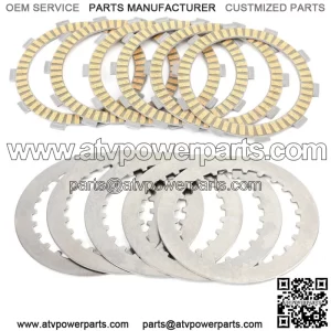Clutch Kit Steel & Friction Plates fit for Honda TRX420FE FourTrax Rancher 07-17 (For: Honda)