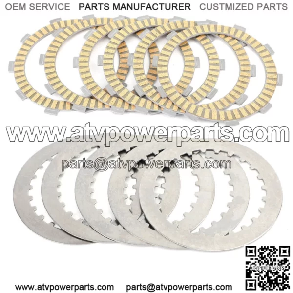 Clutch Kit Steel & Friction Plates fit for Honda TRX420FE FourTrax Rancher 07-17 (For: Honda)
