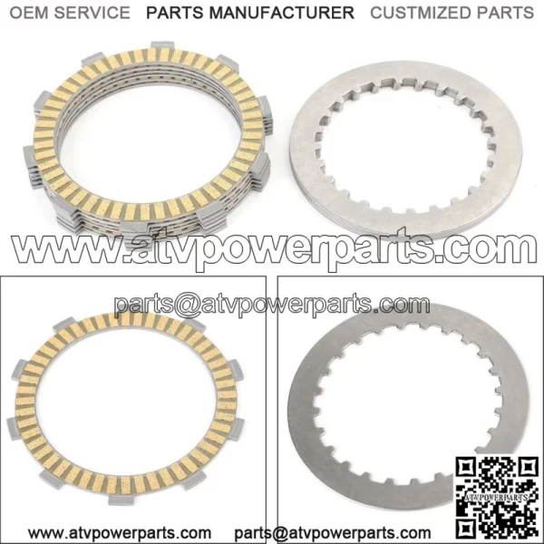 Clutch Kit Steel & Friction Plates fit for Honda TRX420FE FourTrax Rancher 07-17 (For: Honda) - Image 2