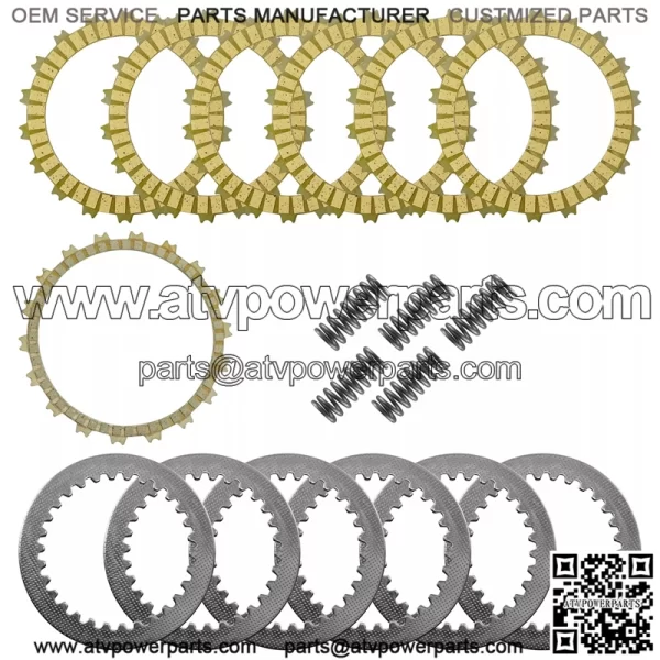 Clutch Friction w/ Steel Plates Kit for Honda Rebel 500 CMX500 2017 2018 2019