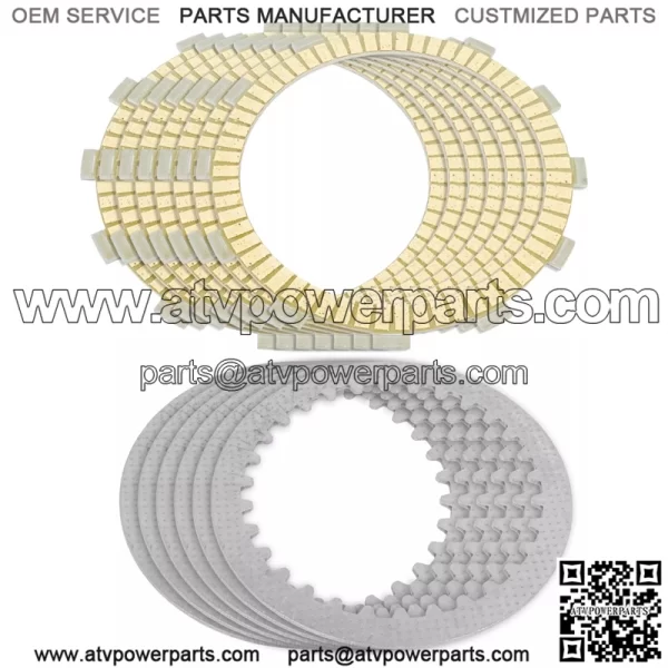 Clutch Friction And Steel Plates for Kawasaki KLR650 KL650 Abs 2016 2017