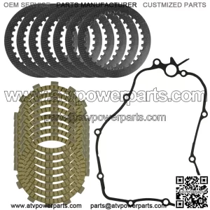 Clutch Friction Steel Plates And Gasket Kit for Yamaha YZ125 YZ125X 2005-2023