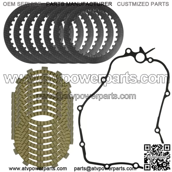 Clutch Friction Steel Plates And Gasket Kit for Yamaha YZ125 YZ125X 2005-2023