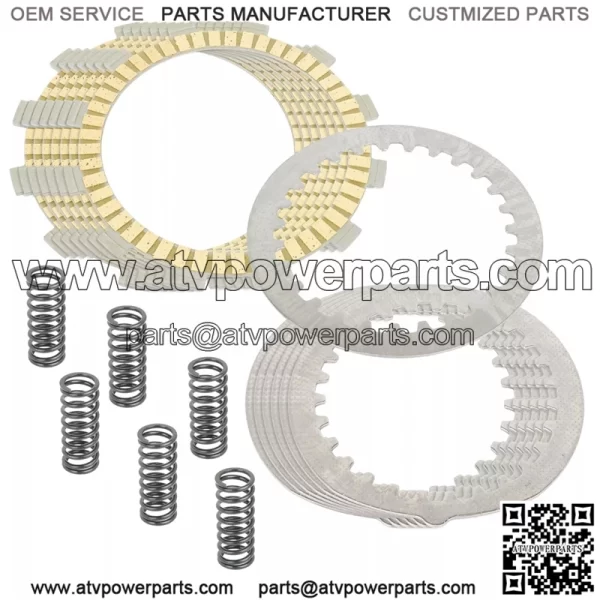 Clutch Friction Steel Plates And Springs Kit for Yamaha XS750 1977 1978 1979
