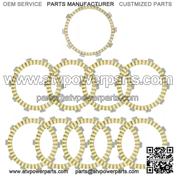 Clutch Friction Plates for Suzuki GSXR750 GSX-R750 1996 1997 1998 1999