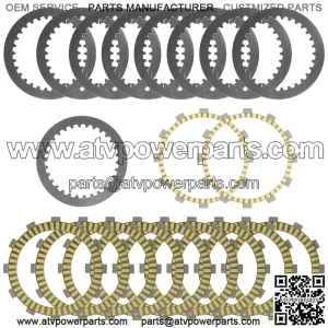 Clutch Friction Steel Plates Kit for Yamaha YXZ1000R EPS SS SE YXZ10YE 2017-2022