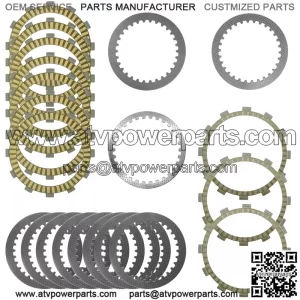 Clutch Friction Steel Plates Kit for Yamaha FJR1300A FJR130ES FJR1300P 2016-23