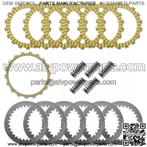 Clutch Friction Plates Kit for Honda CB500F CB500FA CB500X CB500XA ABS 2013-2018