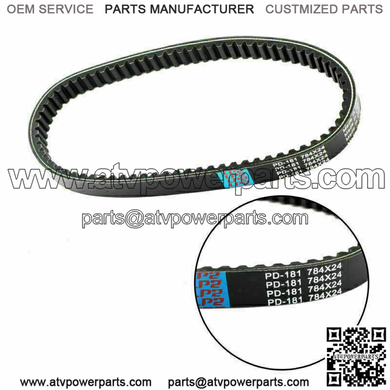 Drive Clutch Belt For Yamaha YFM300 Grizzly 300 12 13 ATV 1SC-E7641-00 SG (For: Yamaha)