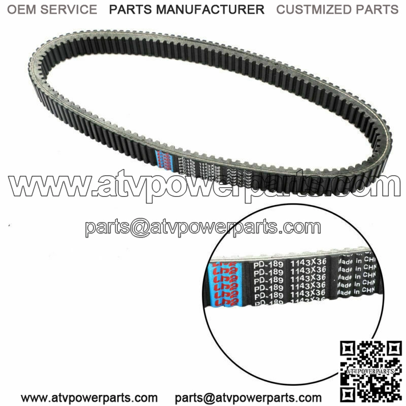 Drive Belt For Polaris 3211165 Snowmobile 600 800 Switchback Adventure / Rush