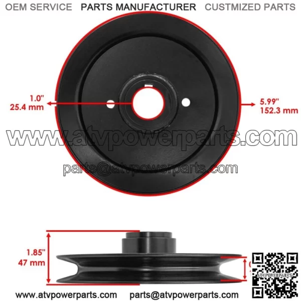 59211700 07300019 07332167 Deck Pulley for Ariens Gravely - Image 2