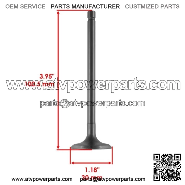 Intake & Exhaust Valve For Yamaha YFM660R Raptor 660 2001-2005  (For: 2006 Yamaha Rhino 660) - Image 2