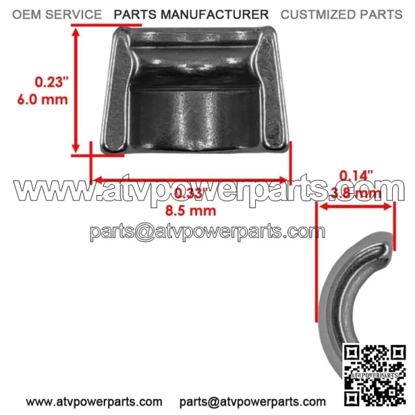 3x Intake Valve Kit for Yamaha Grizzly 660 4x4 2002 2003 2004 2005 2006-2008 (For: 2006 Yamaha Rhino 660) - Image 5