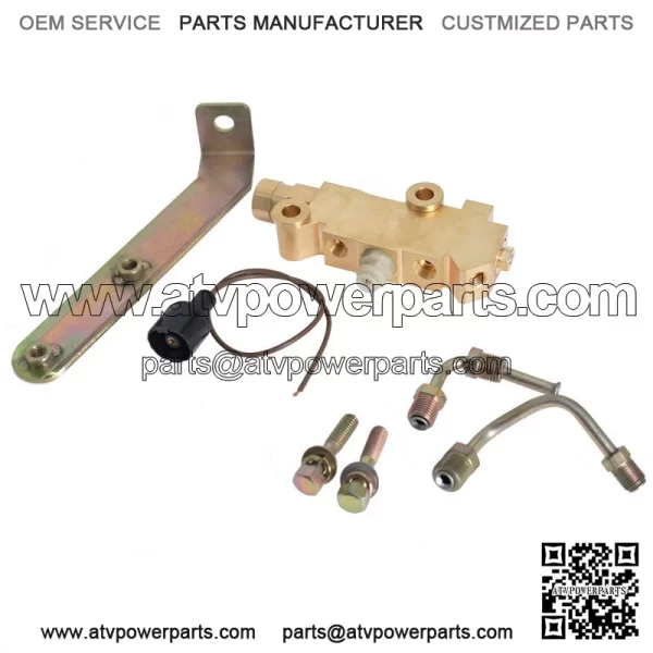 Disc Drum Brake Proportioning Valve 9/16" 1/2" Lines & Bracket PV4 Combination - Image 2
