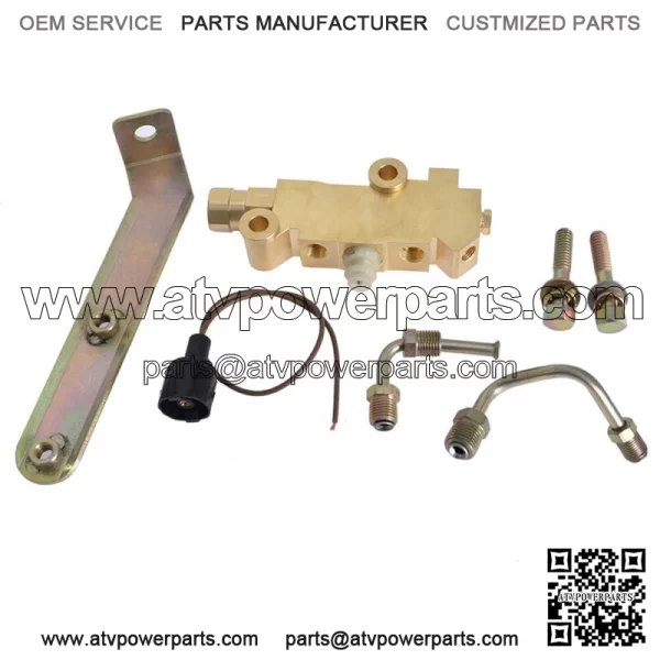 Disc Drum Brake Proportioning Valve 9/16" 1/2" Lines & Bracket PV4 Combination - Image 4