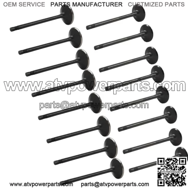 16* Fit For GM 2.0 - 2.2 - 2.4 ECOTEC DOHC Intake Exhaust Engine Valves