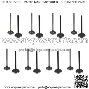 16X Intake Exhaust Engine Valves fit for Aura GM ECOTEC DOHC 2.0L 2.2L 2.4L