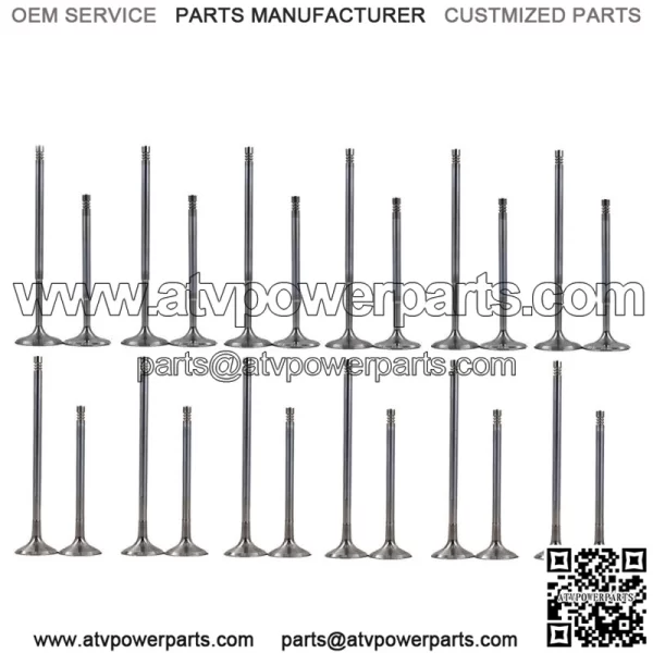 Engine Intake Exhaust Valves Fit For VW R32 Touareg CC Passat AUDI Q7 3.2 3.6 V6