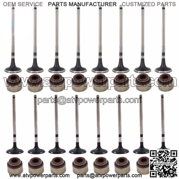 For 06-12 MITSUBISHI ECLIPSE 2.4 SOHC 4G69 8* Intake+8*Exhaust Engine Valves