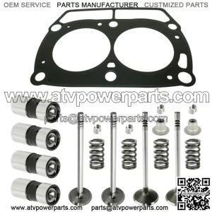 Cylinder Head Valve Gasket Kit Fits Polaris Ranger 800 4X4 6X6 EFI 2010