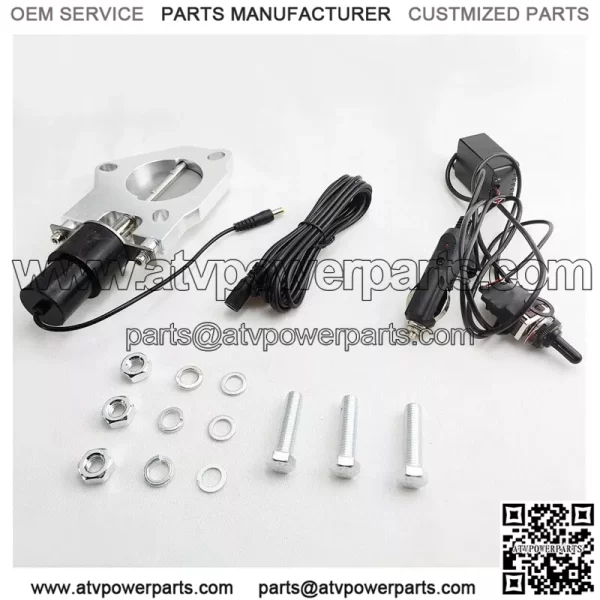 2-inch electric exhaust valve with manual switch
